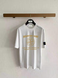Stone Island "Mountan Camp" Compass Rose Gold Print T-Shirt